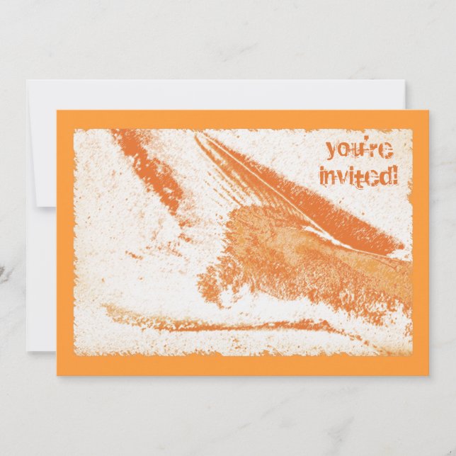 Fiskfärja vid Beach Party Inbjudningar (Framsida)