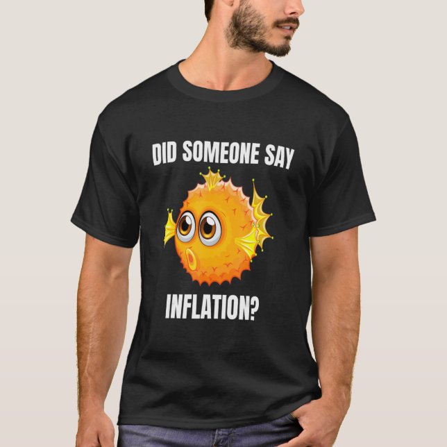 fiskfindammfiskar sa någon inflatio t shirt (Framsida)