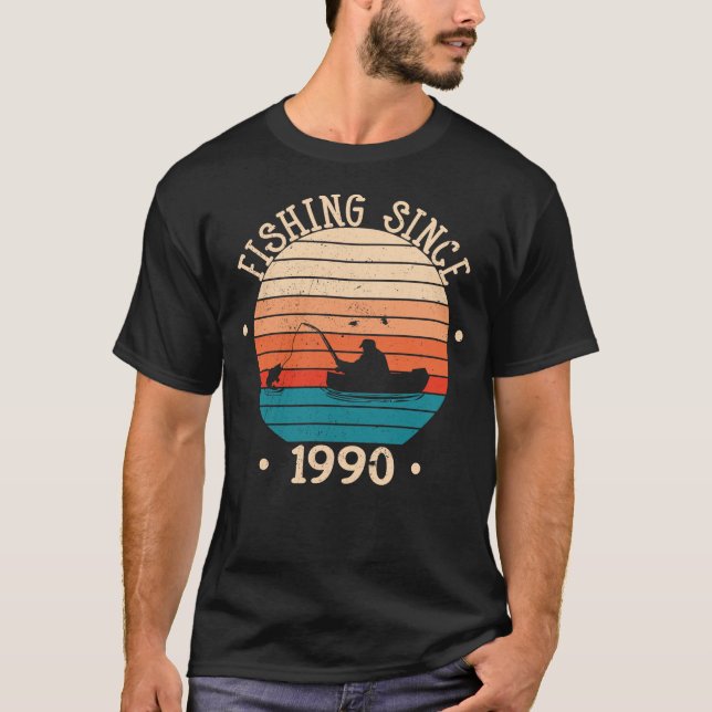 Fiskfiskfödelsedag 1990 t shirt (Framsida)