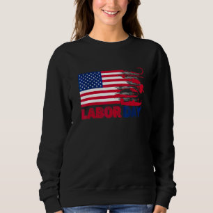 Fiskflagga Fiskebåt Abborrefiske Fiskare T Shirt