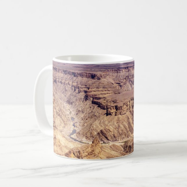 Fiskfloden Canyon i södra Namibia, Afrika Kaffemugg (Framsida vänster)