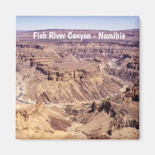 Fiskfloden Canyon i södra Namibia, Afrika Magnet