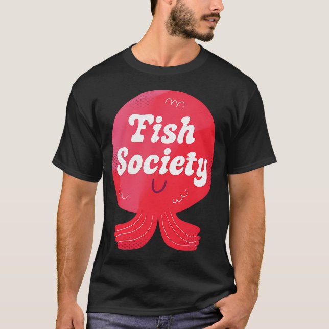 Fiskföreningsmärke T Shirt (Framsida)