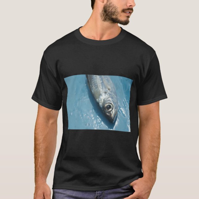 Fiskfotografiskt tryck t shirt (Framsida)