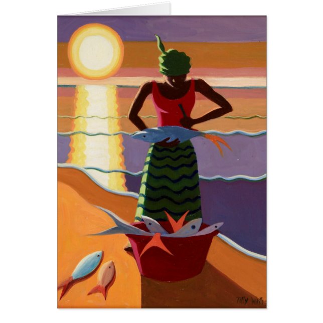 Fiskfru 2009 hälsningskort (Framsidan)