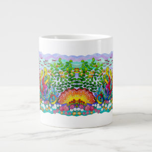 Fiskgarden speglad jumbo mugg
