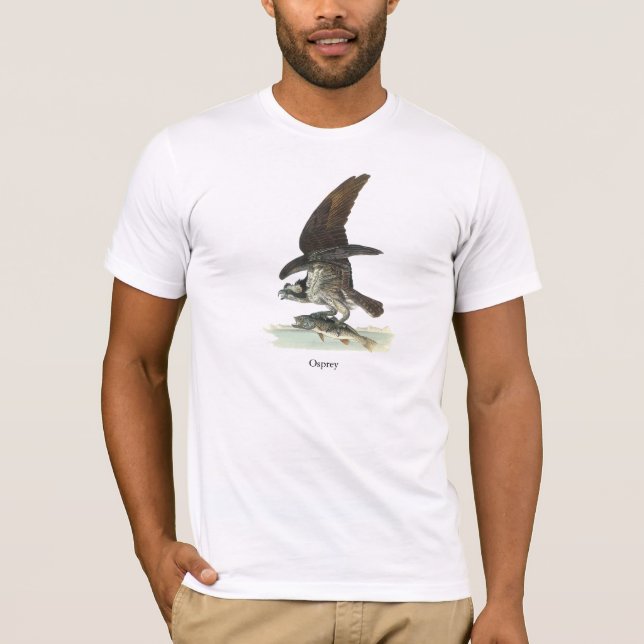 Fiskgjuse John Audubon Tee (Framsida)