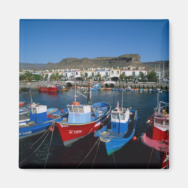 Fiskhamn, Puerto de Mogan, Gran Canaria, Magnet (Framsidan)