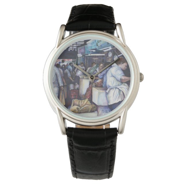 Fiskhuvud Soppa, Singapore Armbandsur (Framsida)