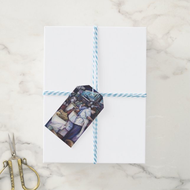 Fiskhuvud Soppa, Singapore Presentetikett (Med Snöre)