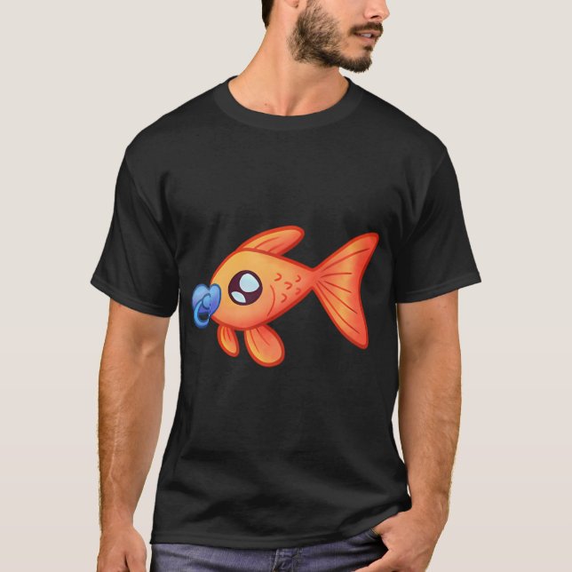 Fiskig Bebis T Shirt (Framsida)