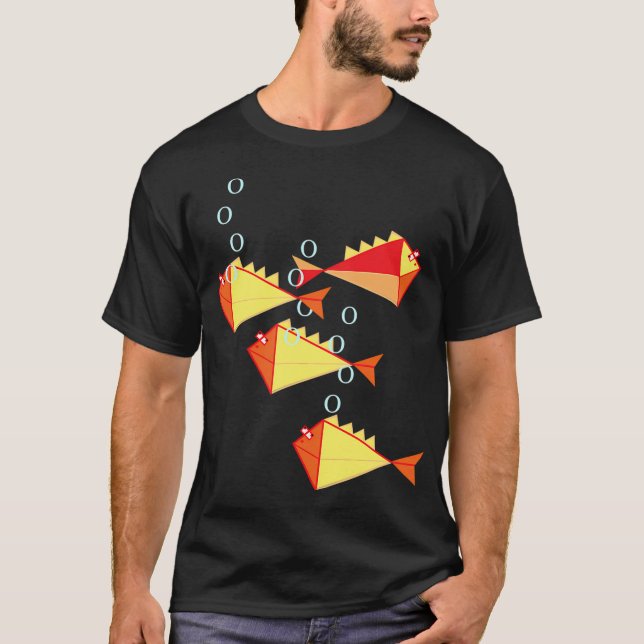 fiskig fiskig fiskig t shirt (Framsida)