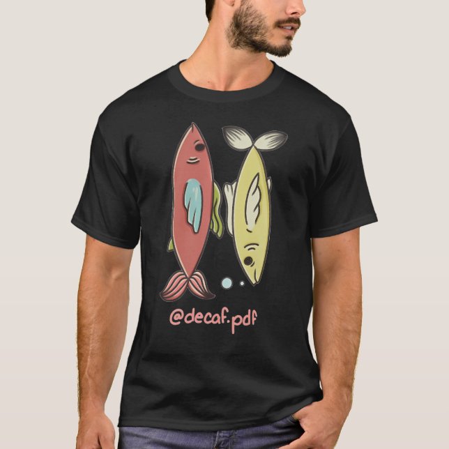 fiskig fiskig t shirt (Framsida)