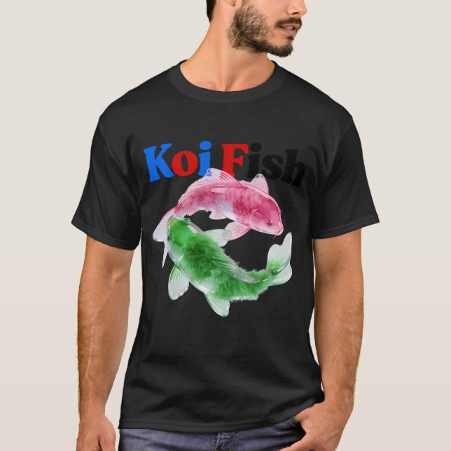 Fiskig katt t shirt (Framsida)