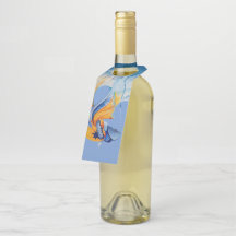 Fiskiga flaskhängarlappar