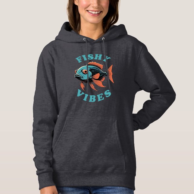 Fiskiga Vibrationer - Rollig Fisk T Shirt (Framsida)