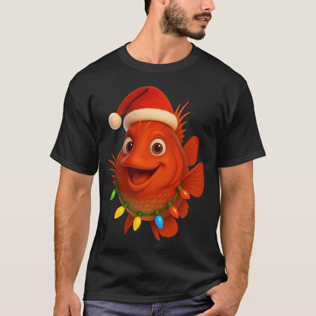 Fiskillustration premiumdesign t shirt (Framsida)