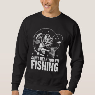 Fiskjakt kan inte höra dig att jag fiskar lång ärmad tröja