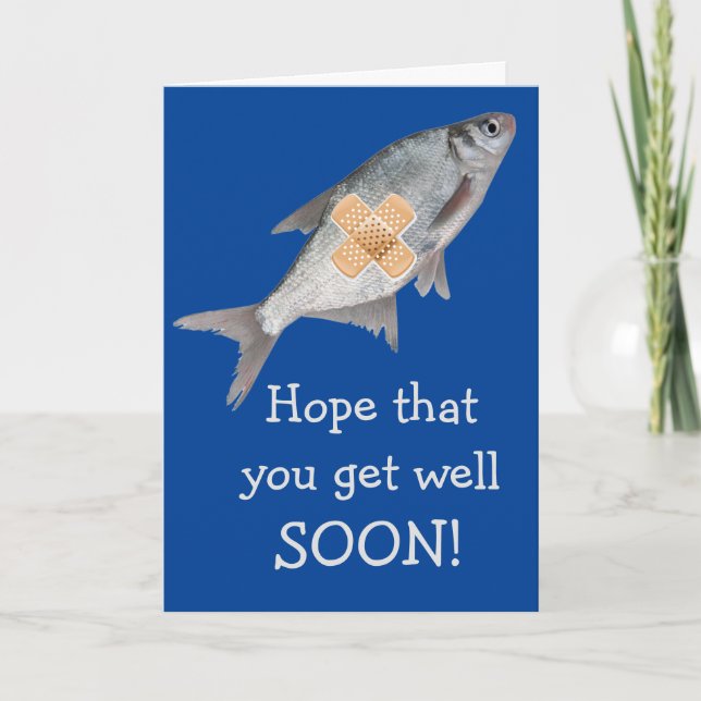 Fiskjoke Get-well Card Kort (Framsida)