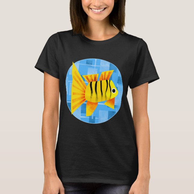 Fiskkatt #4 t shirt (Framsida)