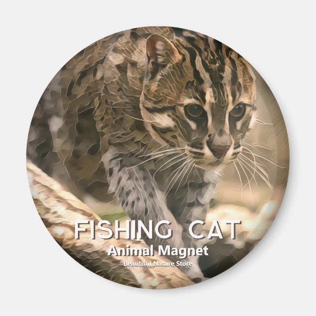 Fiskkatt Magnet (Framsidan)