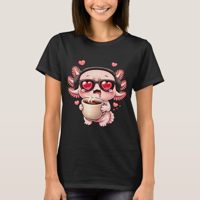 Fiskkatt, val-liknande katt t shirt (Framsida)
