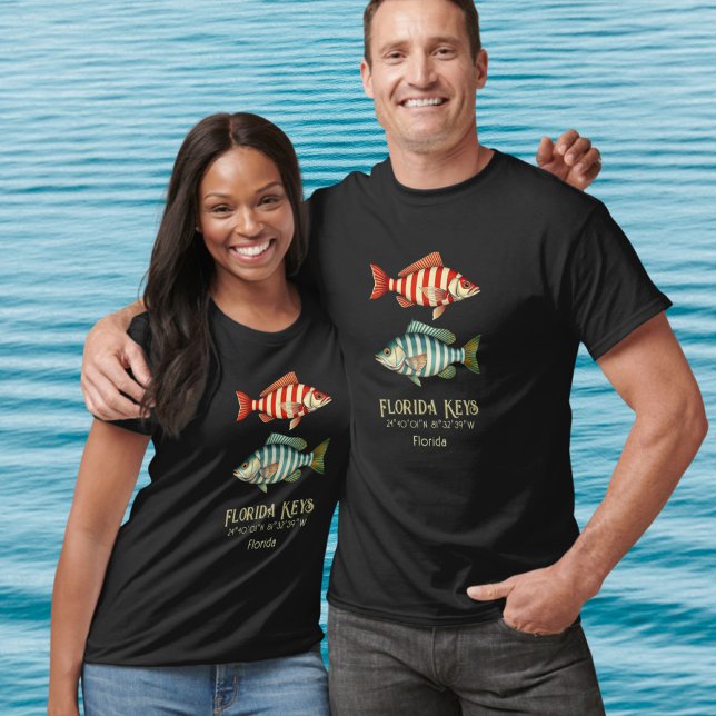 Fiskkläder för marfiske i Florida Nycklar T Shirt (Skapare uppladdad)