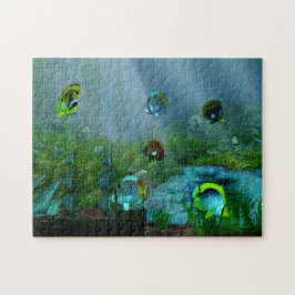 Fiskkonst av Tanken Aquarium Art Pussel