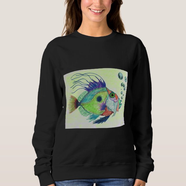 Fiskkonst efter Sharon Cummings T Shirt (Framsida)