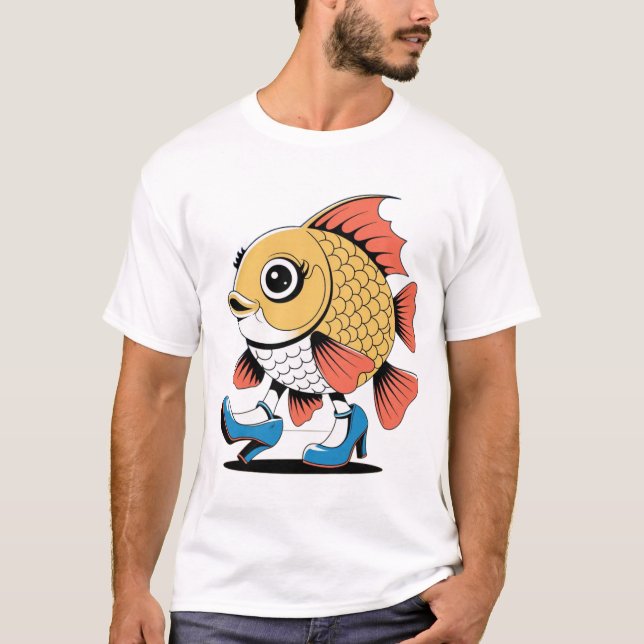 Fiskkonst T Shirt (Framsida)