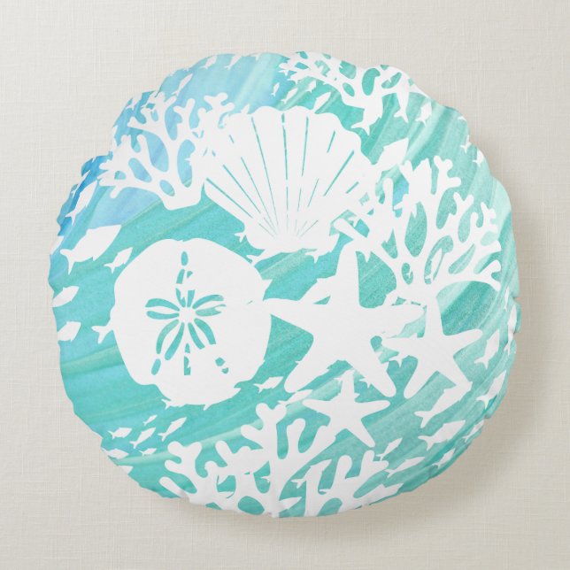 Fiskkorall i havsområdet rund kudde (Framsidan)