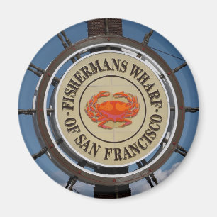 Fisklarens Wharf-tecken Magnet