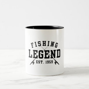 Fisklegend etablerad 1959 Två-Tonad mugg