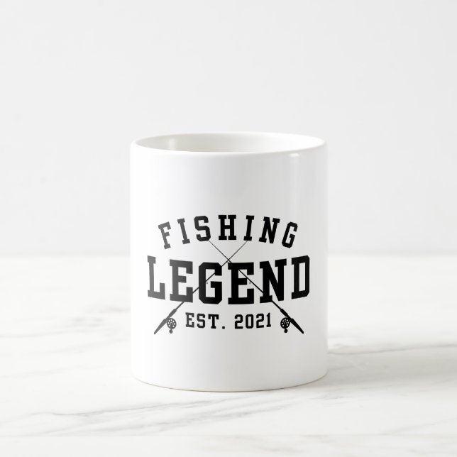 Fisklegend etablerad 2021 kaffemugg (Center)