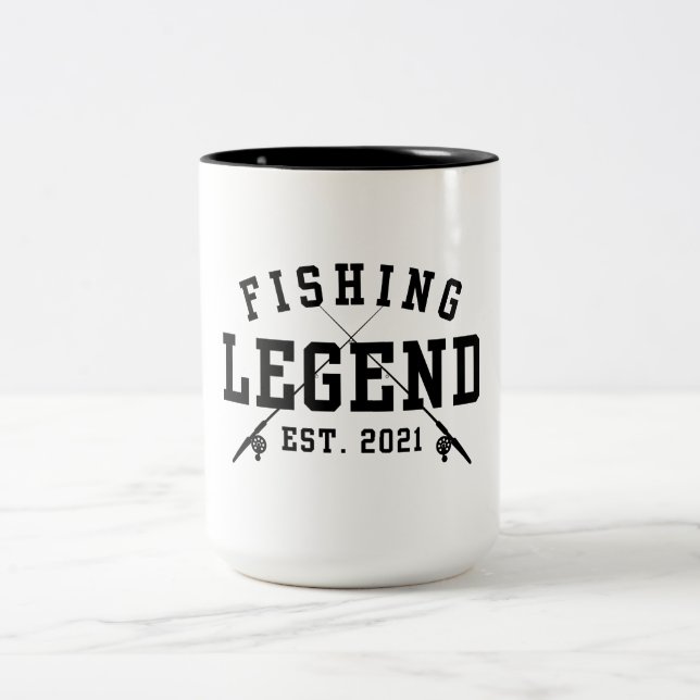Fisklegend setat 2021 Två-Tonad mugg (Center)