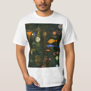 Fiskmagi, oändliga prickar efter Paul Klee T Shirt