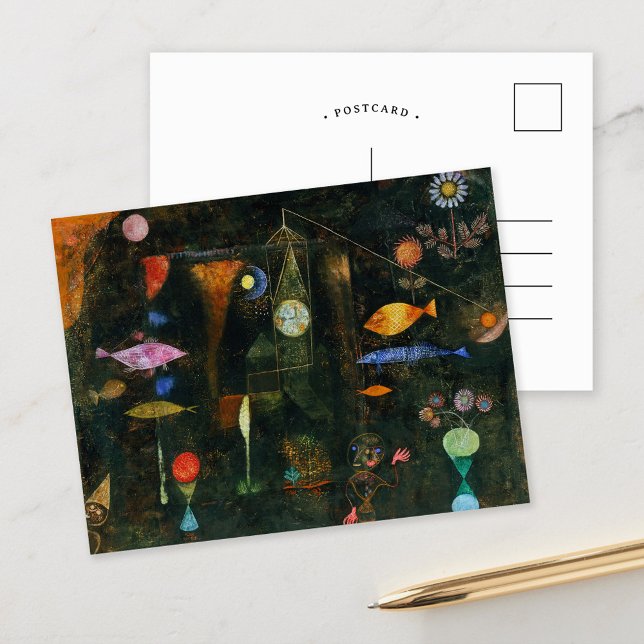 Fiskmagi | Paul Klee Vykort (Skapare uppladdad)