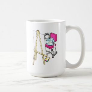 Fiskmålarfärg ("Vatten Färg") - Kaffemugg