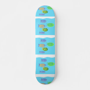 Fiskmålning Mini Skateboard Bräda 18,5 Cm