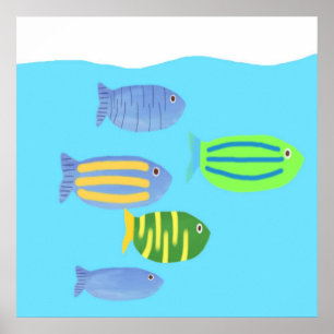 Fiskmålning Poster