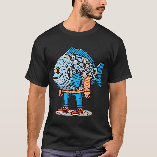 Fiskman T Shirt (Framsida)