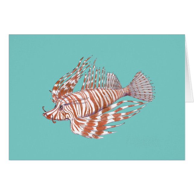 FiskManchu Hälsningskort (Framsidan Horizontal)