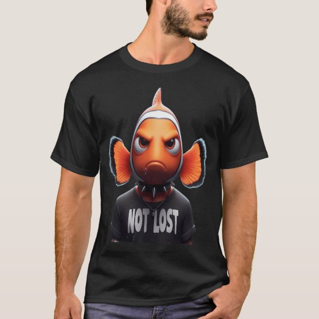 Fiskmannens design t shirt (Framsida)