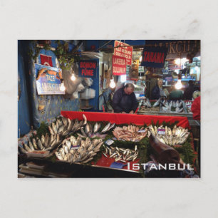 Fiskmarknad - Istanbul Vykort