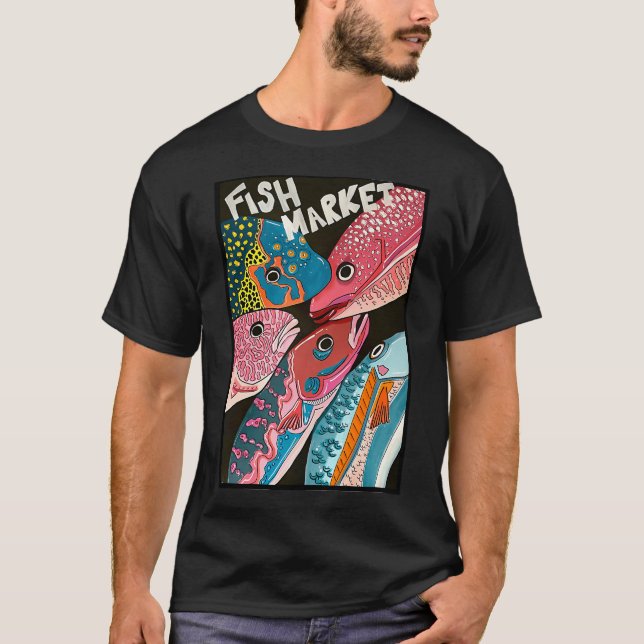 Fiskmarknad pt. 2 t shirt (Framsida)