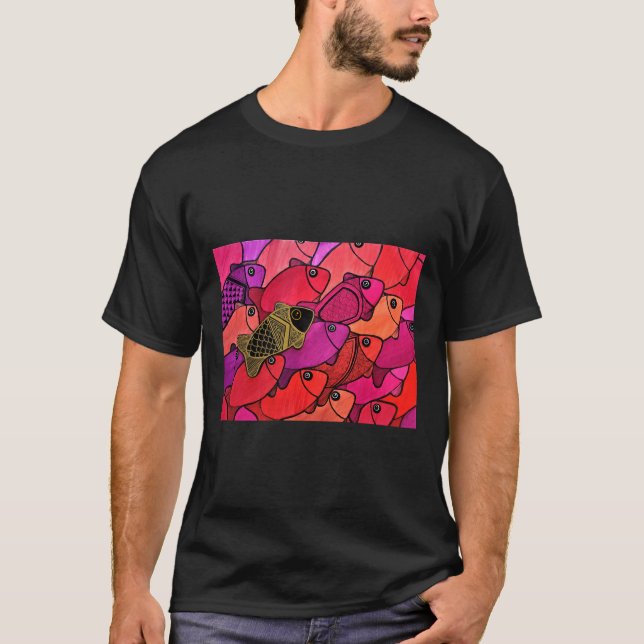 Fiskmarknad T Shirt (Framsida)