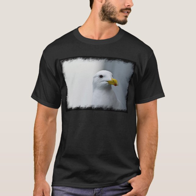 Fiskmås behöver även Kärlek Tee Shirt (Framsida)