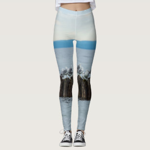 Fiskmås-bryttid Leggings
