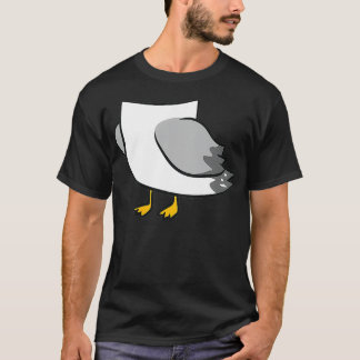 Fiskmås Costume Lazy Costume Bird Fiskmås Disguise T Shirt
