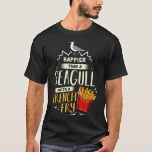 Fiskmås havsviken Gift Sea Gull Bird T Shirt